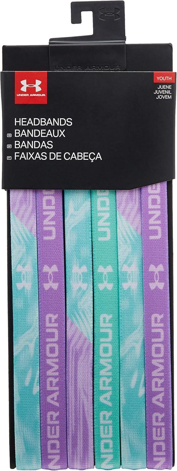 imageUnder Armour Girls Graphic Headbands 6PackComet Green 361White