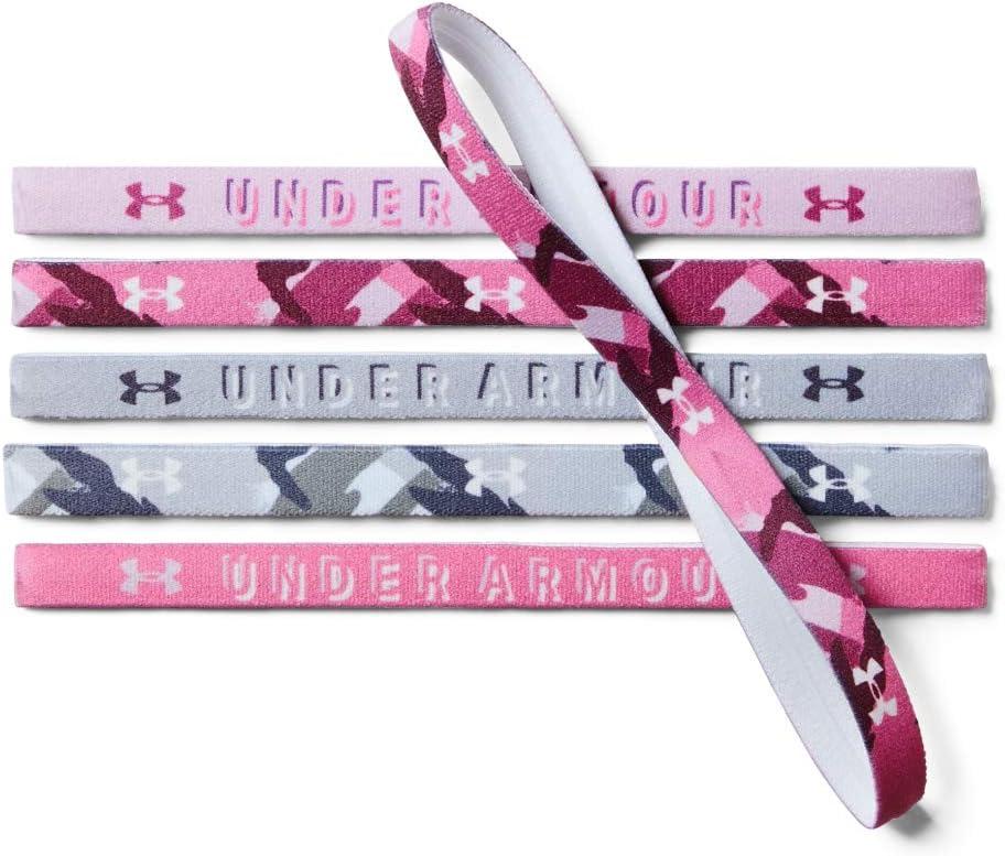 imageUnder Armour Girls Graphic Headbands 6PackPink Fog 694Pink Quartz