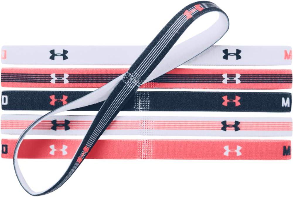 imageUnder Armour Girls Graphic Headbands 6PackWhite 103Academy Blue