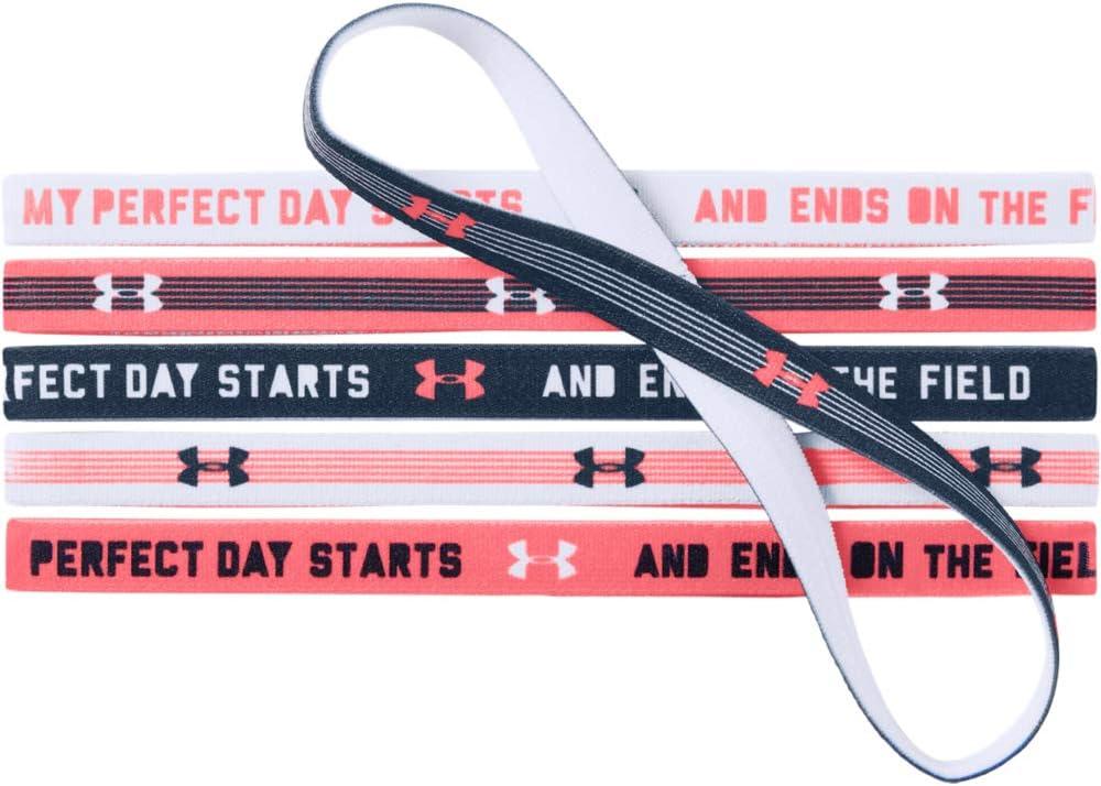 imageUnder Armour Girls Graphic Headbands 6PackWhite 103Academy Blue