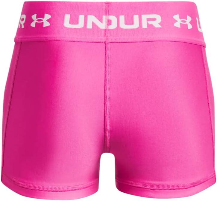 imageUnder Armour Girls HeatGear Armour Shorty652 Rebel Pink   White