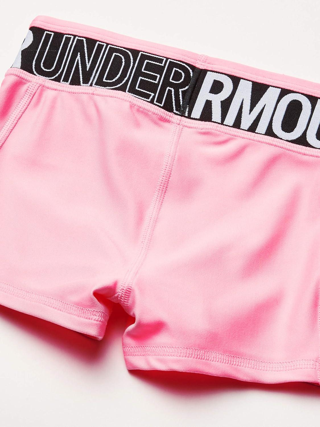 imageUnder Armour Girls HeatGear Armour ShortyPink Craze 645Black
