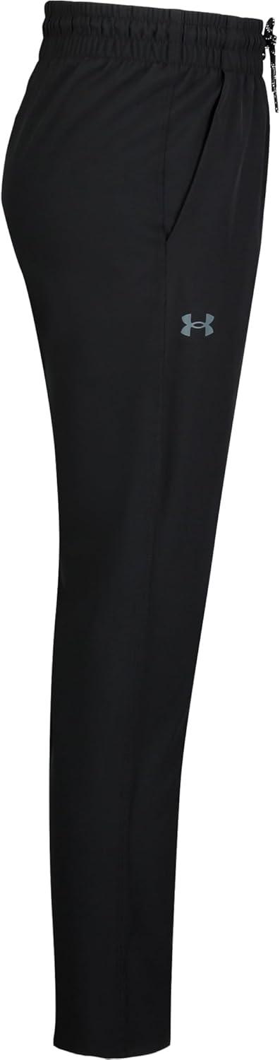 imageUnder Armour Girls Outdoor Pants Lightweight 4Way Stretch Fabric ampamp Drawstring ClosureBlack Stretch Tech