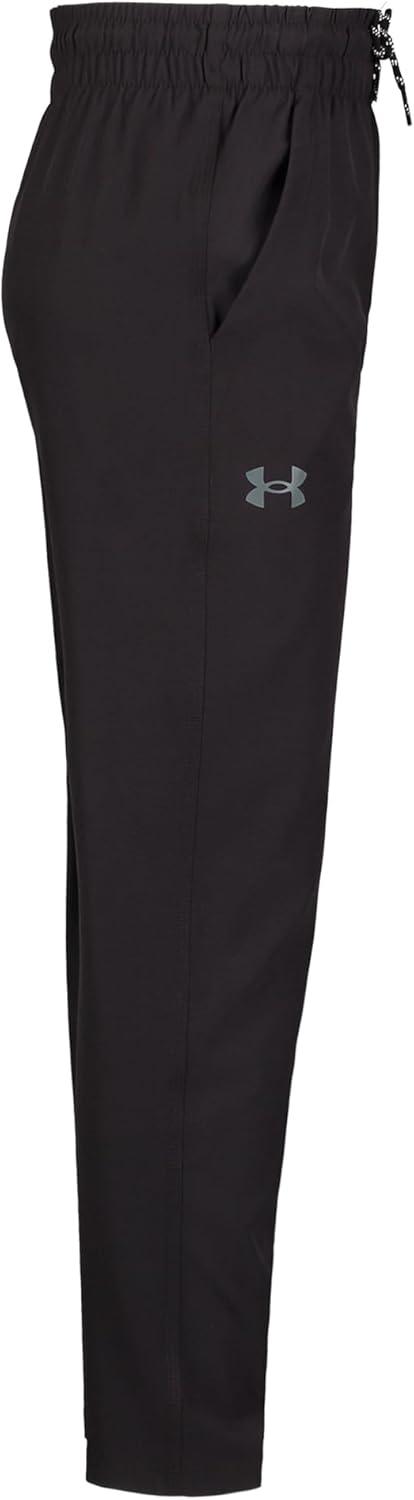 imageUnder Armour Girls Outdoor Pants Lightweight 4Way Stretch Fabric ampamp Drawstring ClosureBlack Stretch Woven