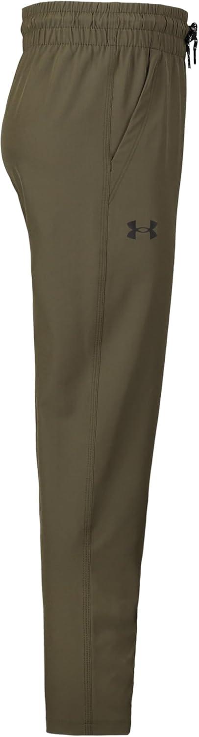 imageUnder Armour Girls Outdoor Pants Lightweight 4Way Stretch Fabric ampamp Drawstring ClosureMarine Green Stretch Woven