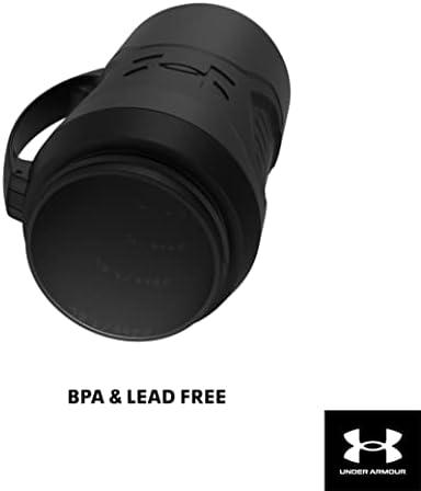 imageUnder Armour Half Gallon Water Bottle Insulated 64oz Insulated Water Bottle with Handle Sports Water Jug Fence Hook Leak Resistant for Baseball Football ampamp MoreVapor GreenBlack
