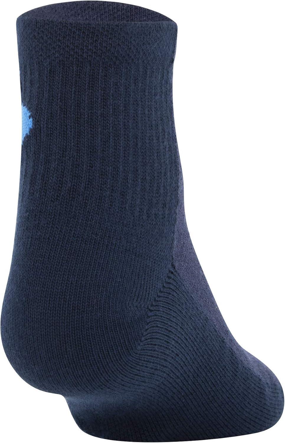 imageUnder Armour Kids Essential Lite Quarter Socks 6PairsAcademy Blue Assorted