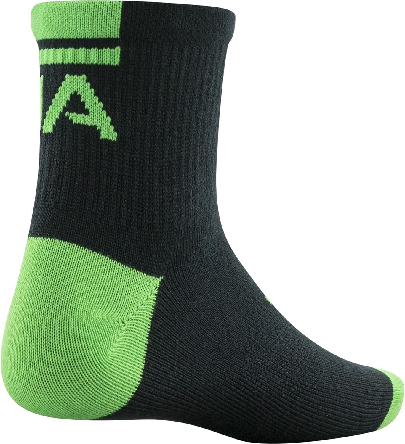 imageUnder Armour Kids Essential Lite Quarter Socks 6PairsBlackGreen Assorted