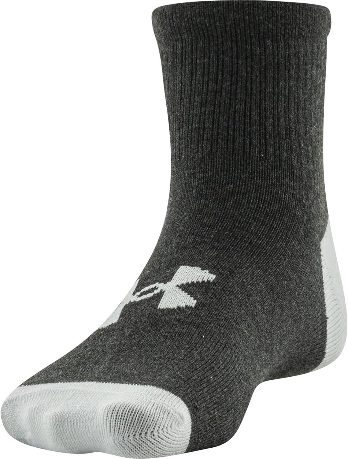 imageUnder Armour Kids Essential Lite Quarter Socks 6PairsBlackWhite Assorted