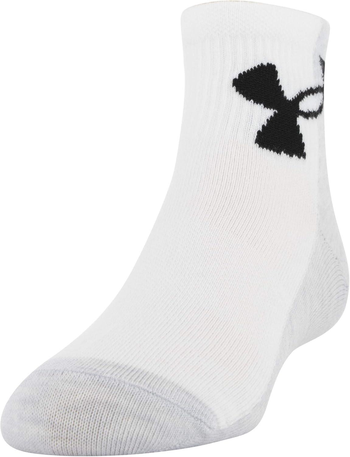 imageUnder Armour Kids Essential Lite Quarter Socks 6PairsHalo Gray Assorted