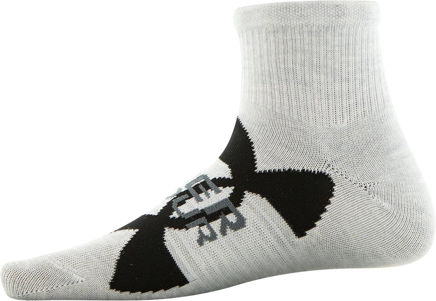 imageUnder Armour Kids Essential Lite Quarter Socks 6PairsHalo GrayWhite Assorted