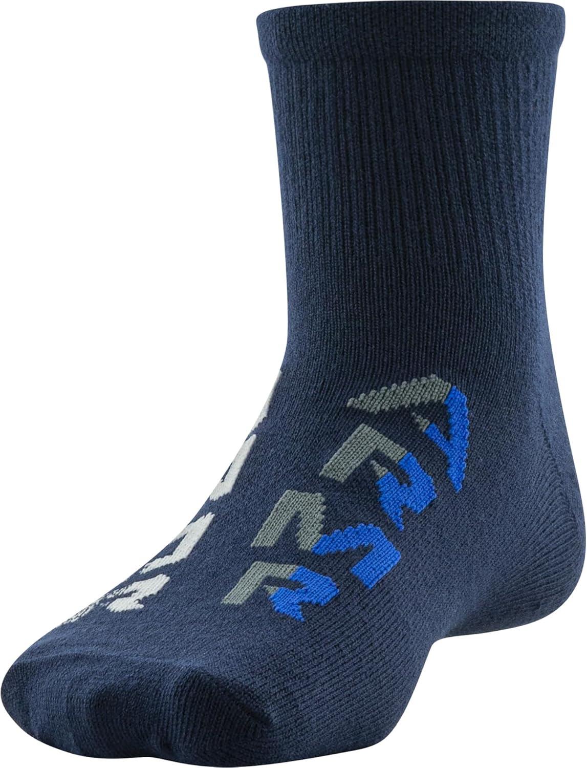 imageUnder Armour Kids Essential Lite Quarter Socks 6PairsMidnight Navy Assorted