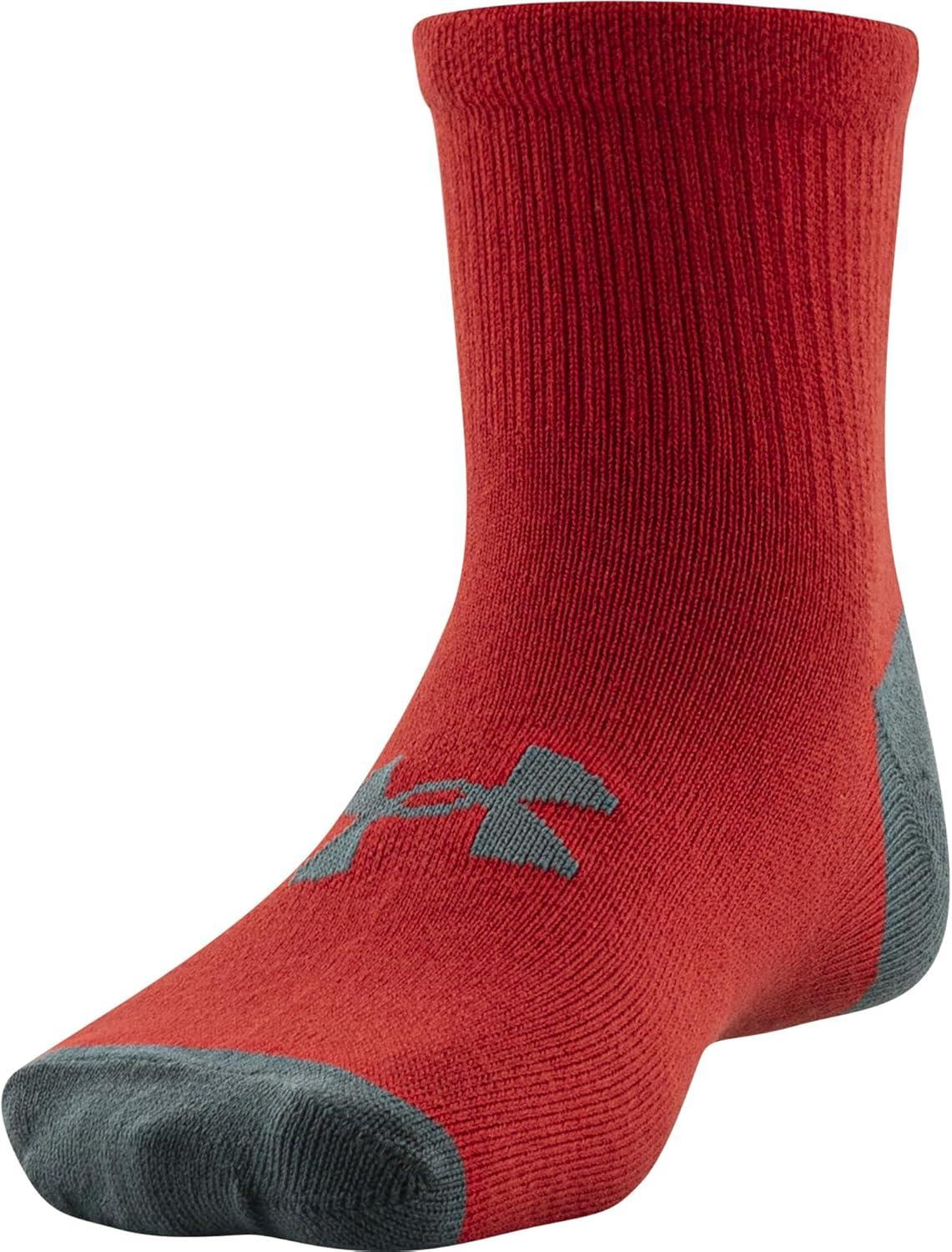 imageUnder Armour Kids Essential Lite Quarter Socks 6PairsRed Assorted