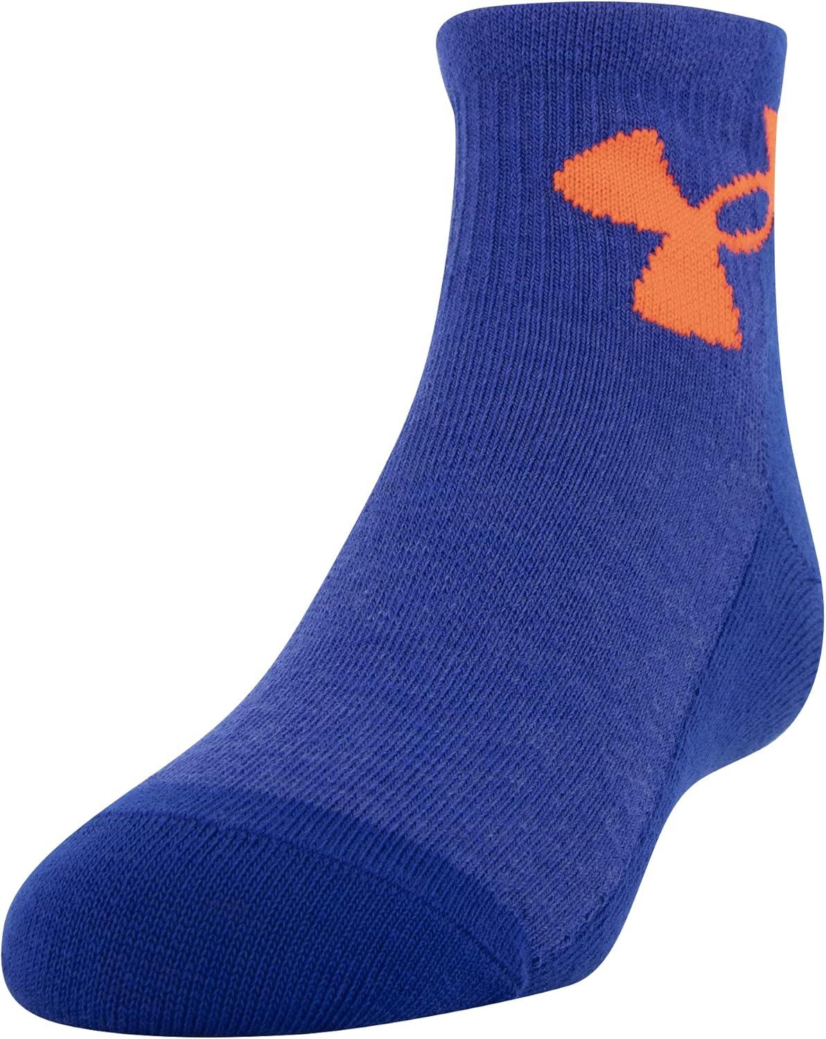 imageUnder Armour Kids Essential Lite Quarter Socks 6PairsRoyal Assorted
