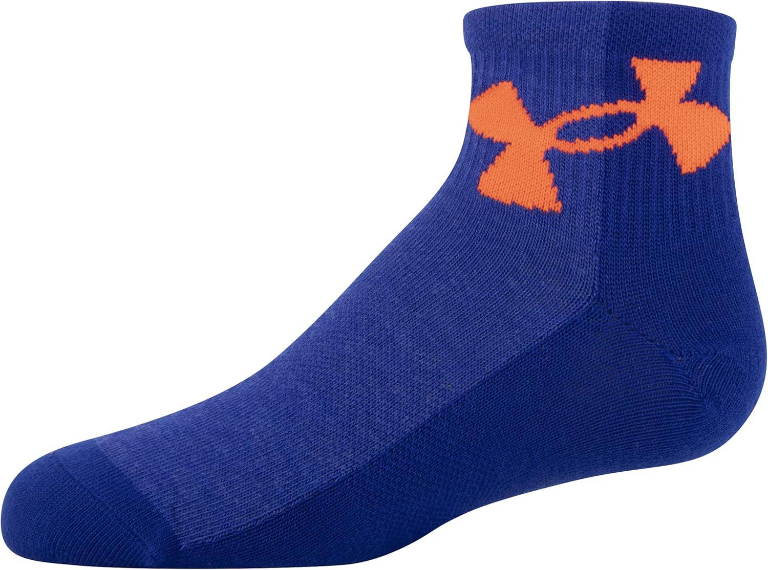 imageUnder Armour Kids Essential Lite Quarter Socks 6PairsRoyal Assorted