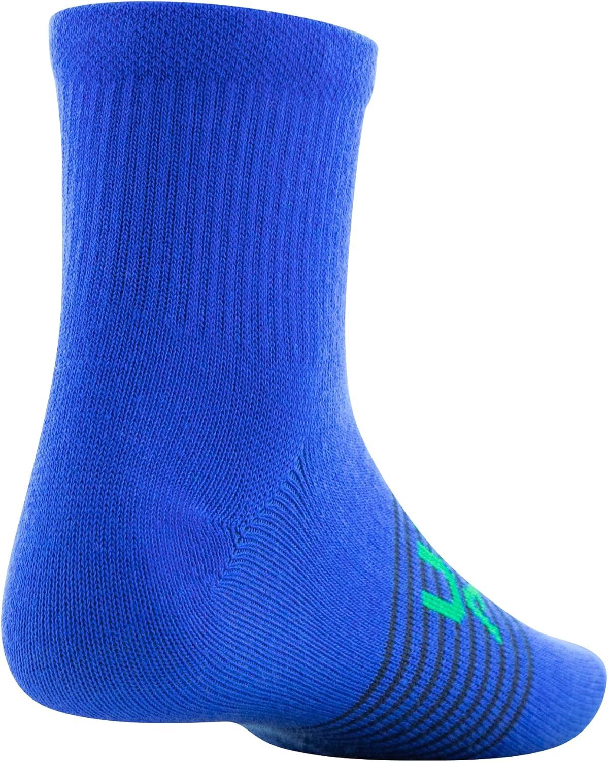 imageUnder Armour Kids Essential Lite Quarter Socks 6PairsVersa Blue Assorted