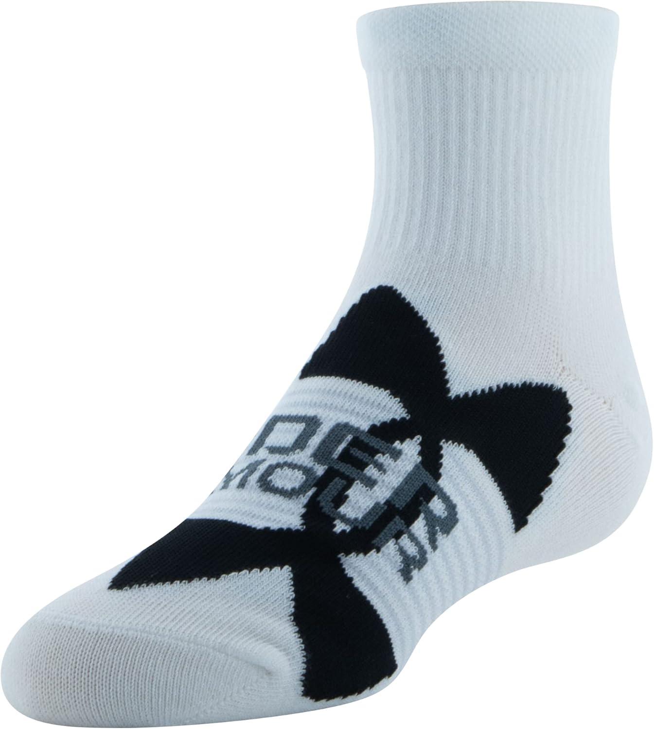 imageUnder Armour Kids Essential Lite Quarter Socks 6PairsWhiteWhitePitch Gray