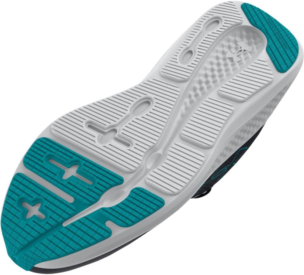 imageUnder Armour Kids Grade School Charged Pursuit 3 Running Shoe002 BlackMod GrayCircuit Teal