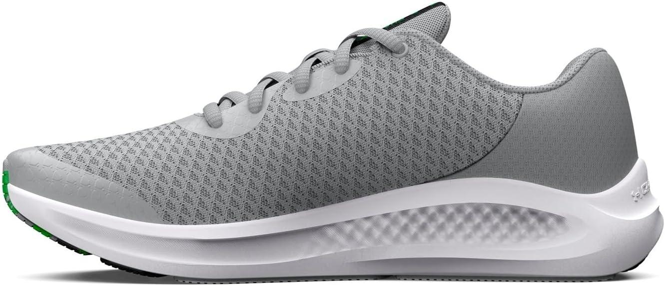 imageUnder Armour Kids Grade School Charged Pursuit 3 Running Shoe102 Mod GrayMod GrayGreen Screen