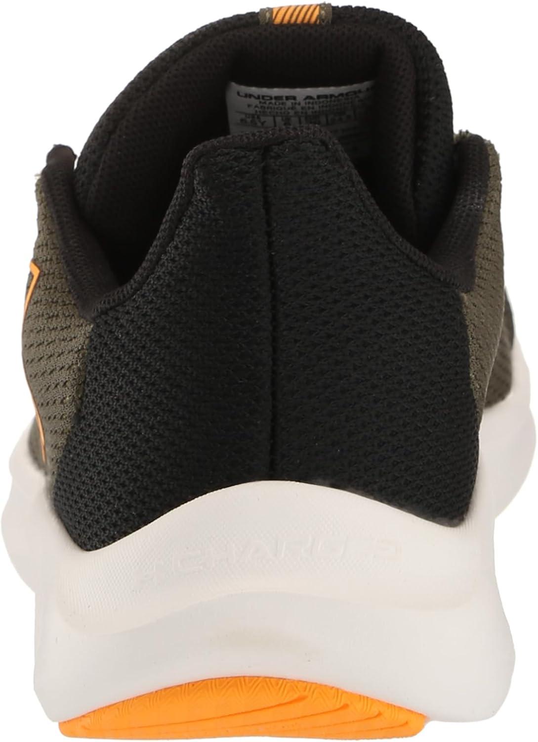 imageUnder Armour Kids Grade School Charged Pursuit 3 Running Shoe303 Marine Od GreenBlackFormula Orange