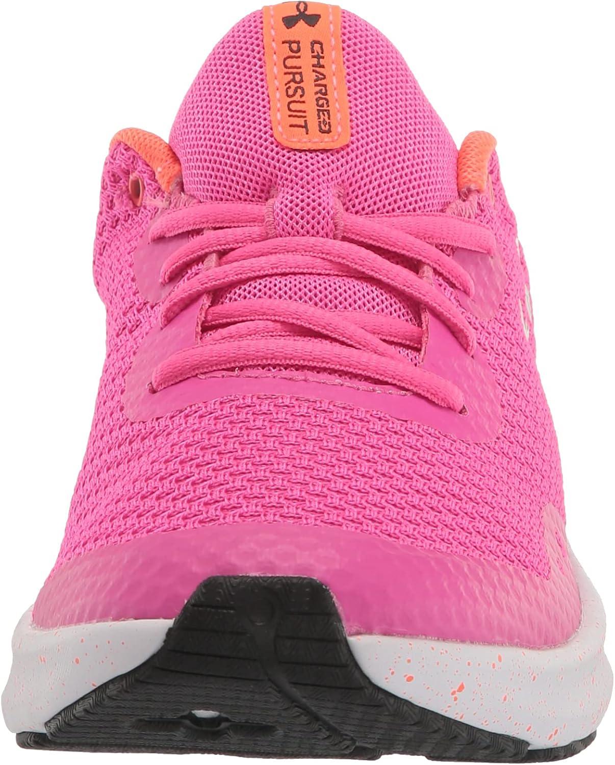 imageUnder Armour Kids Grade School Charged Pursuit 3 Running Shoe600 Rebel PinkAfter BurnIridescent