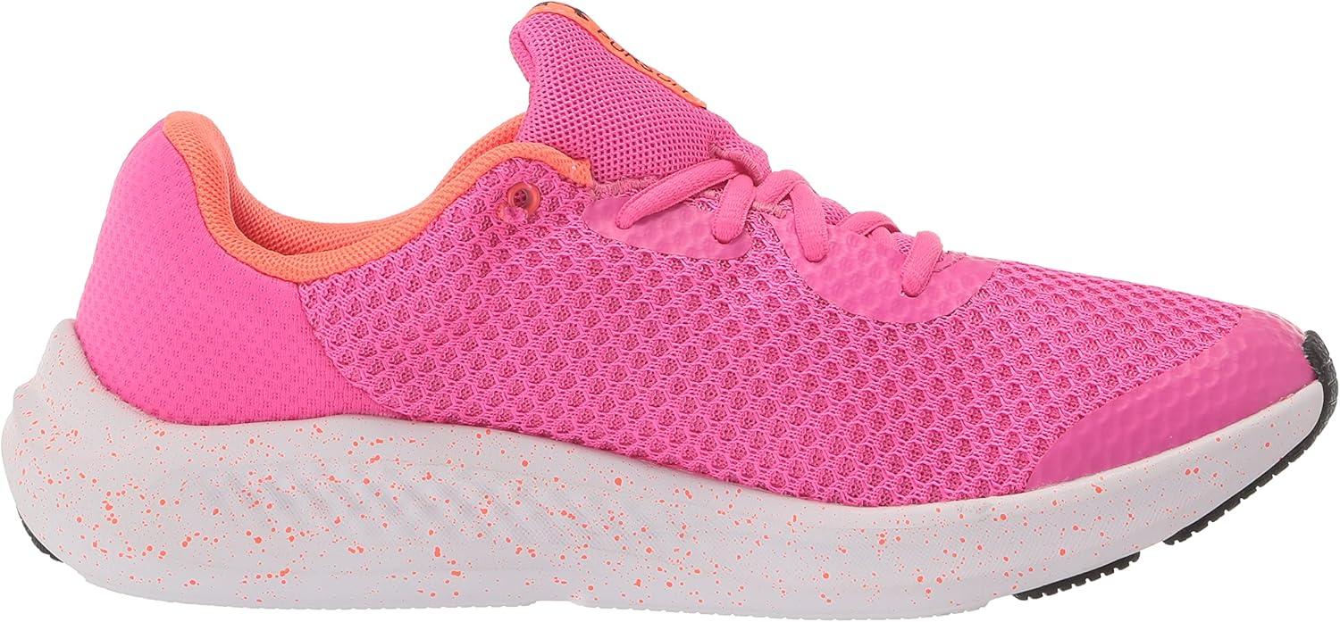 imageUnder Armour Kids Grade School Charged Pursuit 3 Running Shoe600 Rebel PinkAfter BurnIridescent