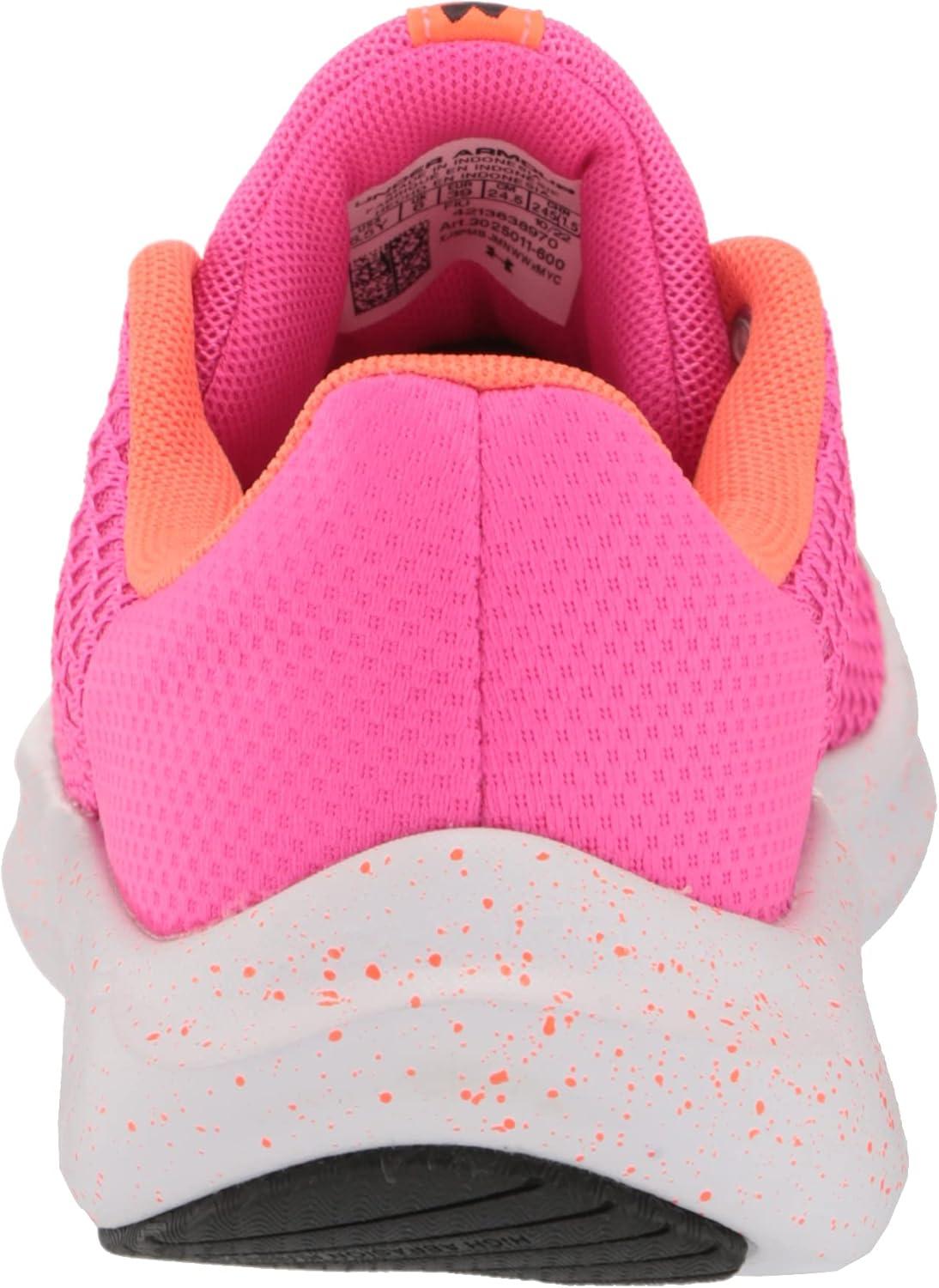 imageUnder Armour Kids Grade School Charged Pursuit 3 Running Shoe600 Rebel PinkAfter BurnIridescent