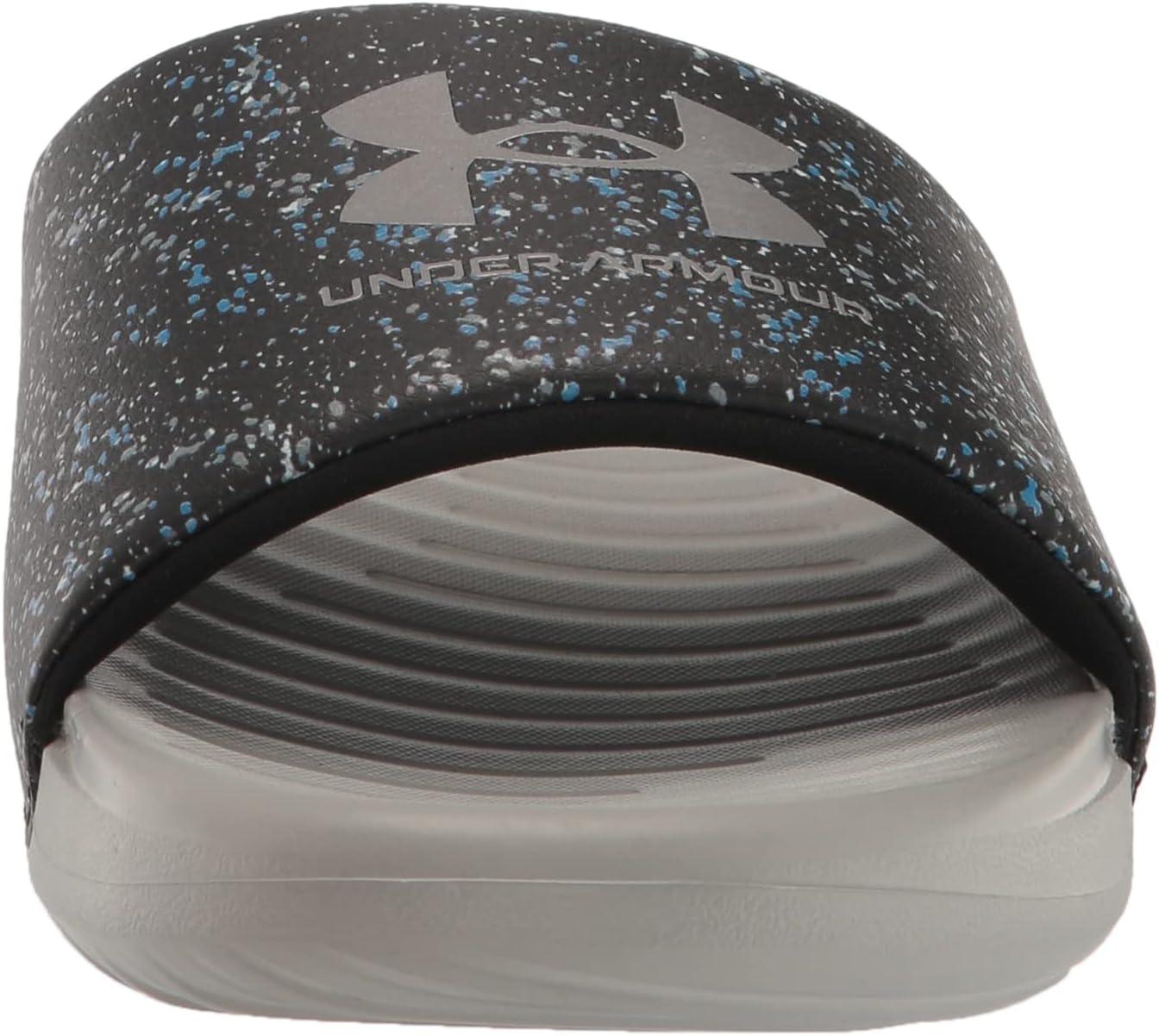 imageUnder Armour UnisexChild Ansa Graphic Slide Sandal007 BlackTinMetallic Tin