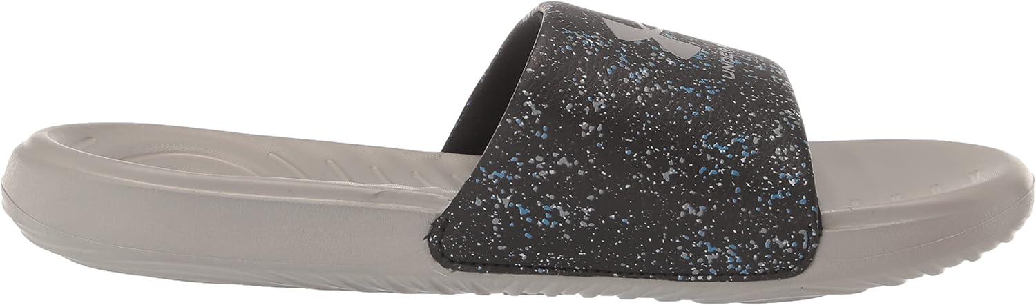 imageUnder Armour UnisexChild Ansa Graphic Slide Sandal007 BlackTinMetallic Tin