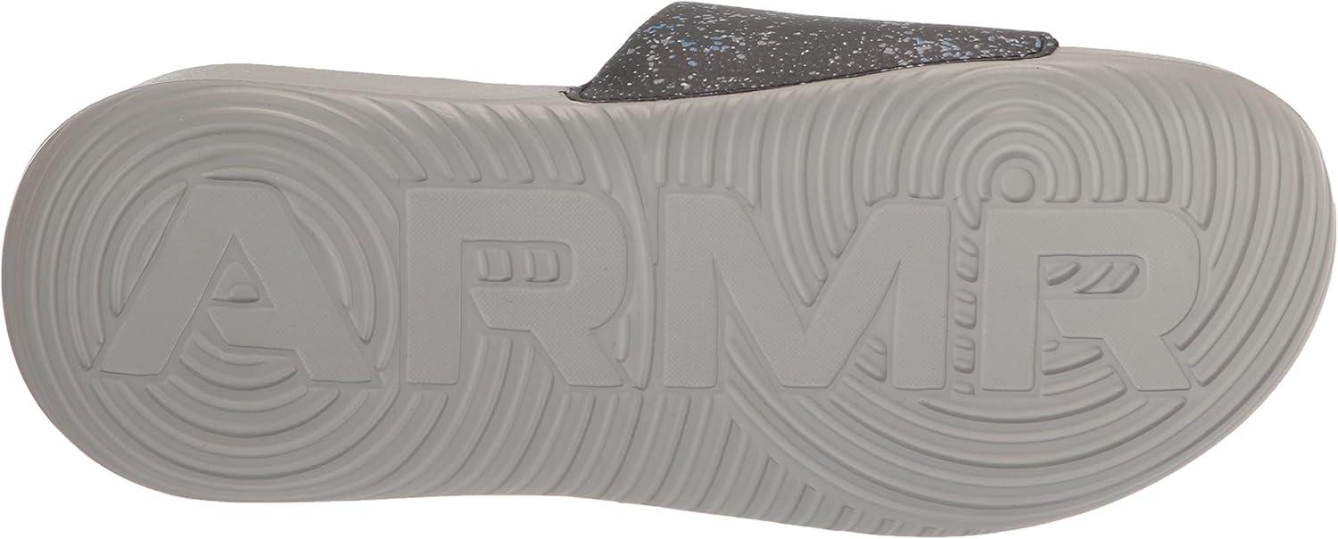 imageUnder Armour UnisexChild Ansa Graphic Slide Sandal007 BlackTinMetallic Tin