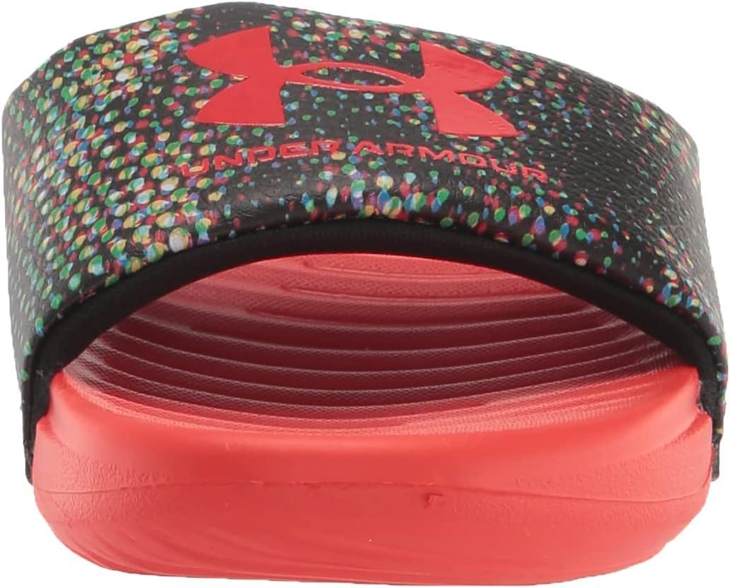 imageUnder Armour UnisexChild Ansa Graphic Slide Sandal008 BlackRadio RedRadio Red
