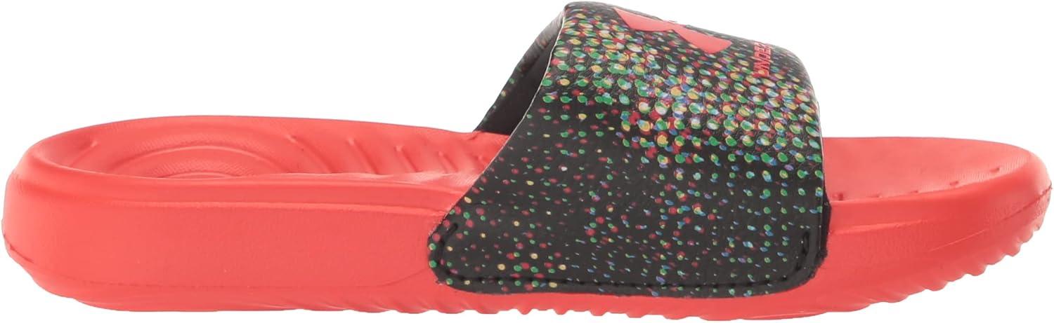 imageUnder Armour UnisexChild Ansa Graphic Slide Sandal008 BlackRadio RedRadio Red