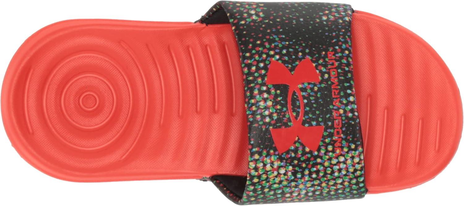 imageUnder Armour UnisexChild Ansa Graphic Slide Sandal008 BlackRadio RedRadio Red