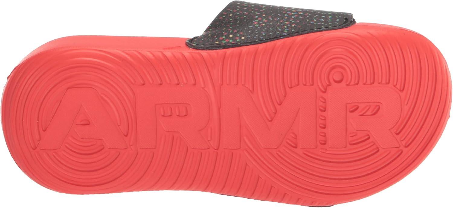 imageUnder Armour UnisexChild Ansa Graphic Slide Sandal008 BlackRadio RedRadio Red