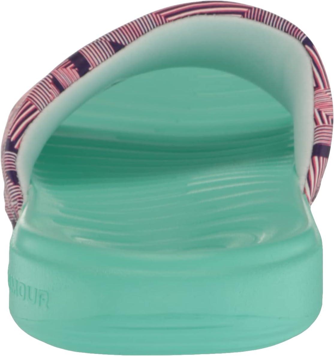 imageUnder Armour UnisexChild Ansa Graphic Slide Sandal104 WhiteGreen BreezePink Shock