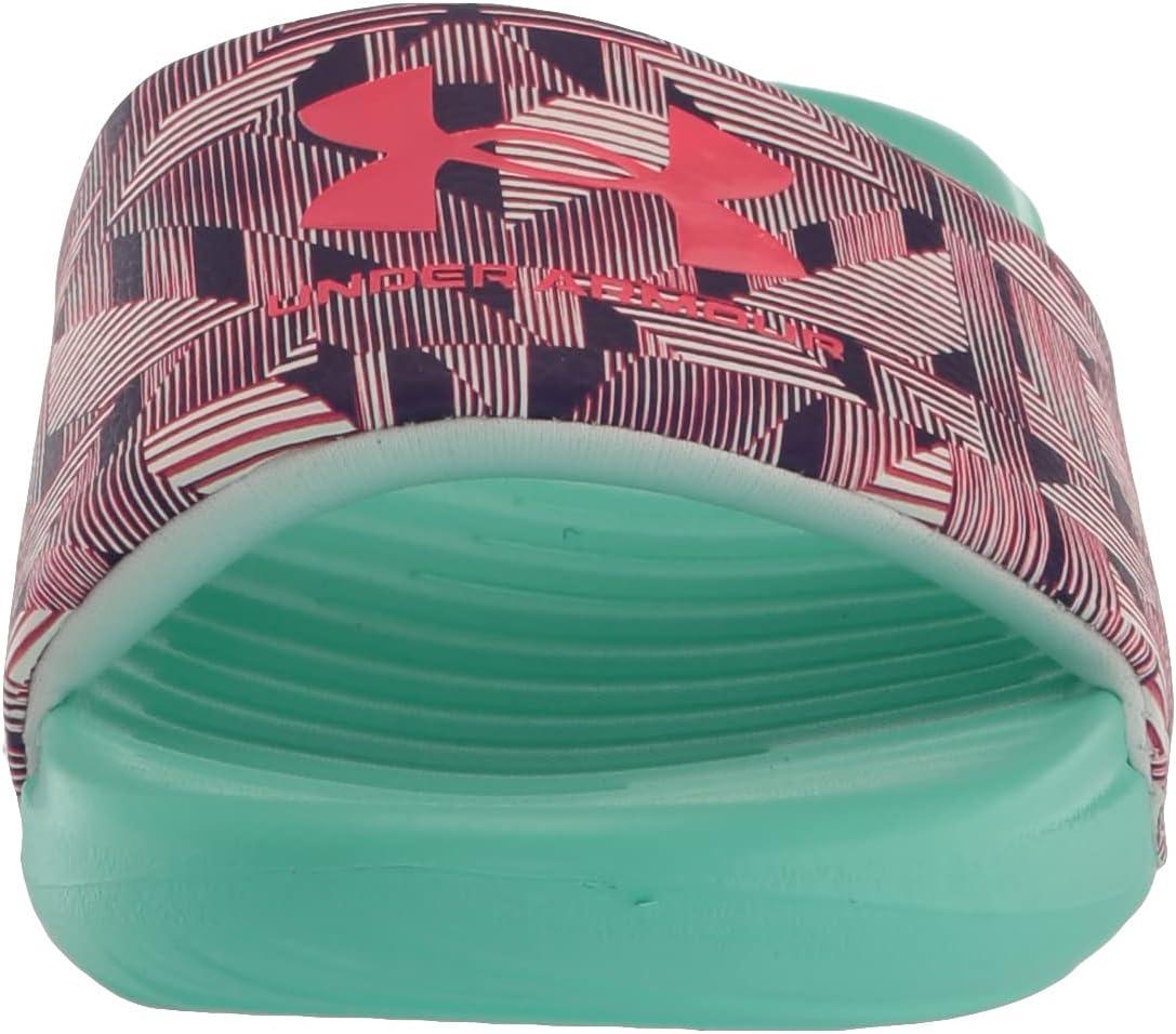 imageUnder Armour UnisexChild Ansa Graphic Slide Sandal104 WhiteGreen BreezePink Shock