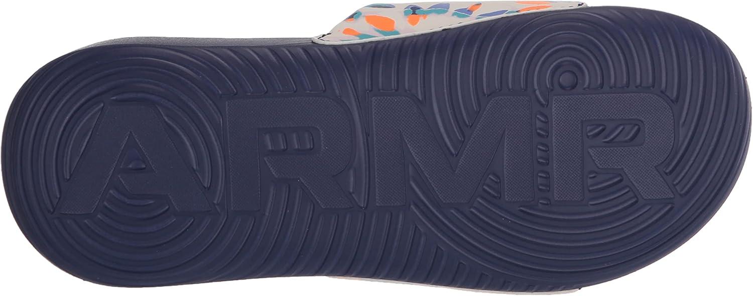 imageUnder Armour UnisexChild Ansa Graphic Slide Sandal105 WhiteSonar BlueSonar Blue