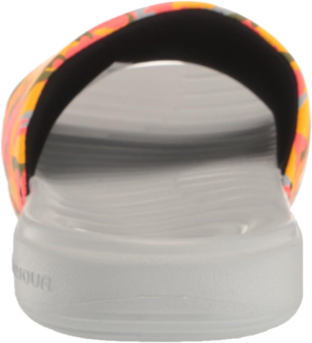 imageUnder Armour UnisexChild Ansa Graphic Slide Sandal107 Mod GrayBetaBlack