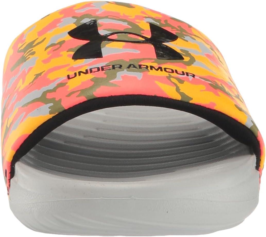 imageUnder Armour UnisexChild Ansa Graphic Slide Sandal107 Mod GrayBetaBlack