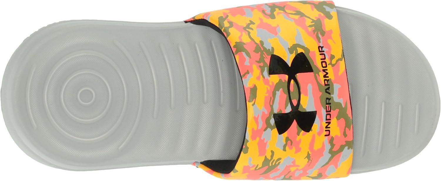 imageUnder Armour UnisexChild Ansa Graphic Slide Sandal107 Mod GrayBetaBlack