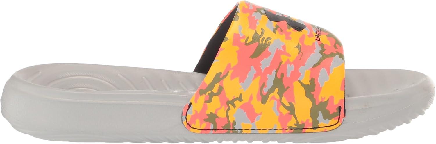 imageUnder Armour UnisexChild Ansa Graphic Slide Sandal107 Mod GrayBetaBlack
