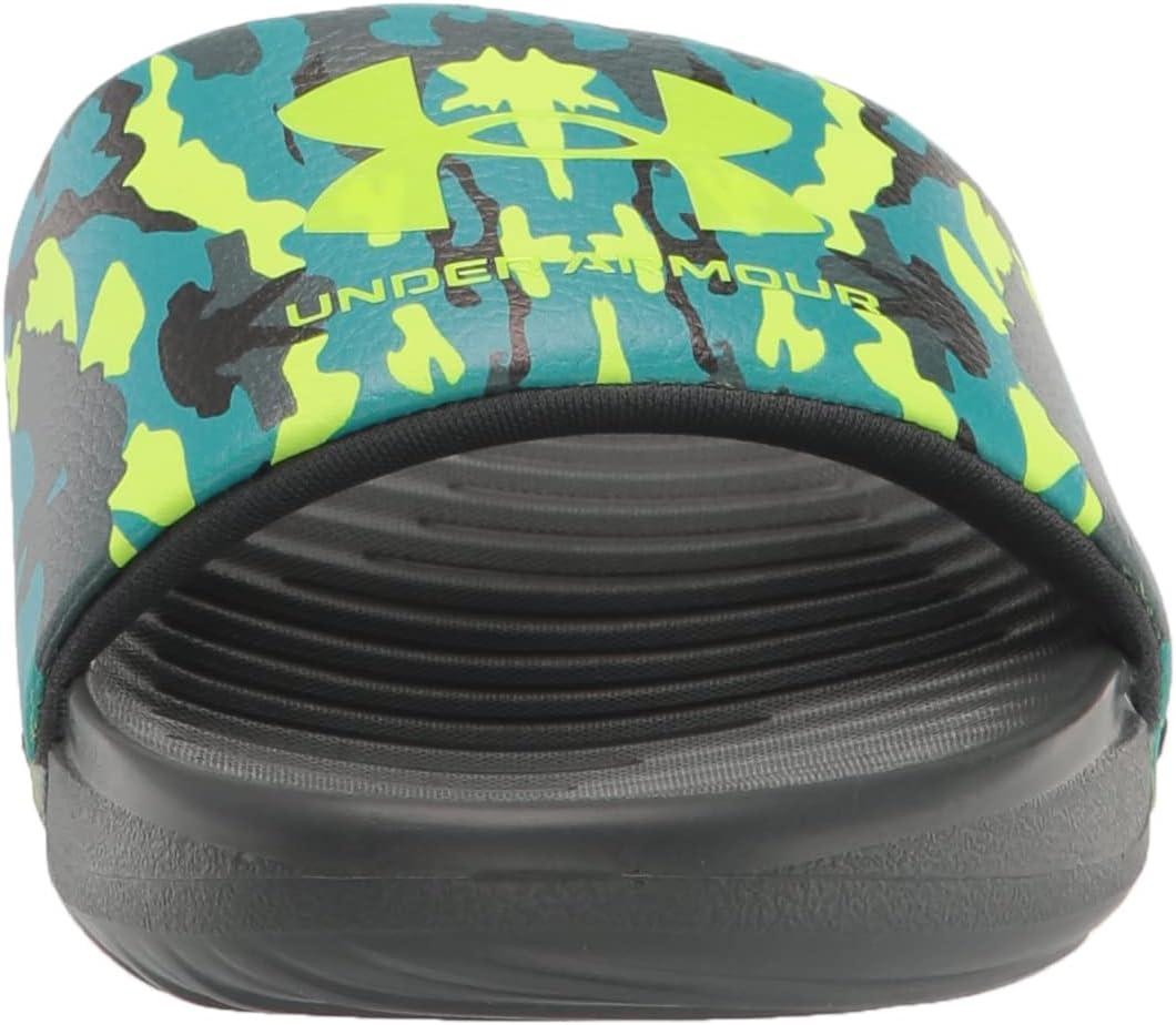 imageUnder Armour UnisexChild Ansa Graphic Slide Sandal300 Lime SurgePitch GrayLime Surge