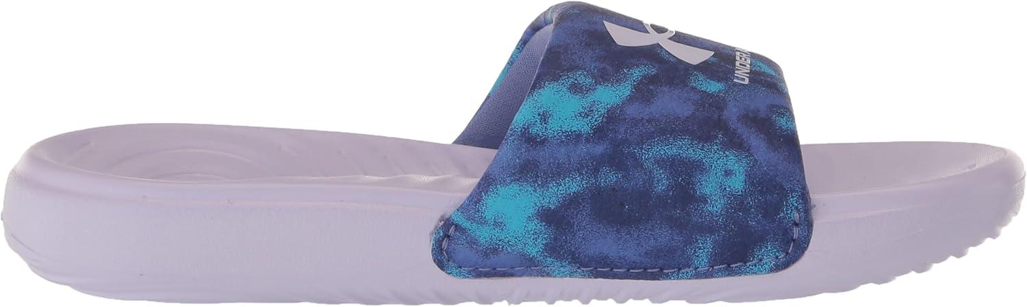 imageUnder Armour UnisexChild Ansa Graphic Slide Sandal401 Baja BlueNebula PurpleNebula Purple