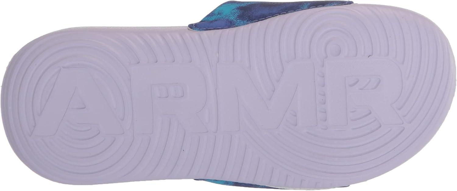 imageUnder Armour UnisexChild Ansa Graphic Slide Sandal401 Baja BlueNebula PurpleNebula Purple