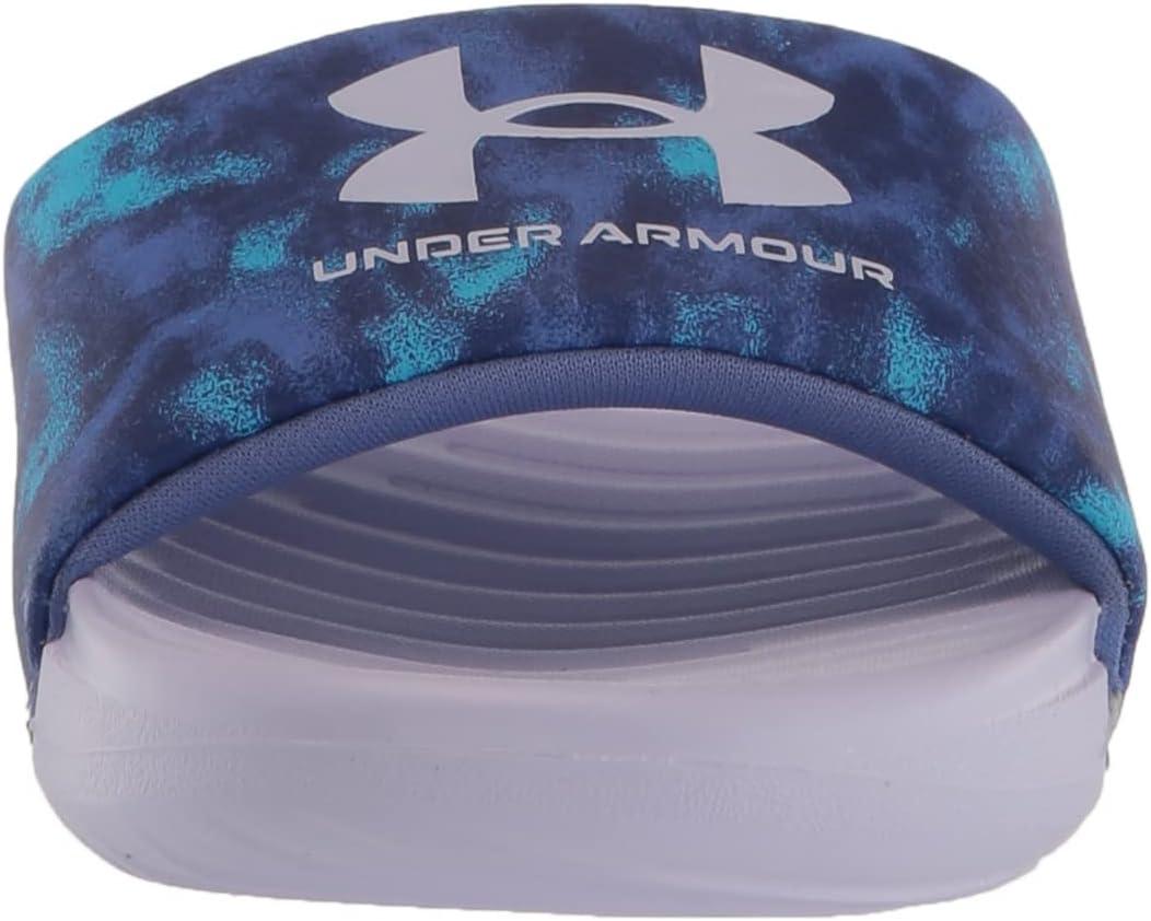 imageUnder Armour UnisexChild Ansa Graphic Slide Sandal401 Baja BlueNebula PurpleNebula Purple