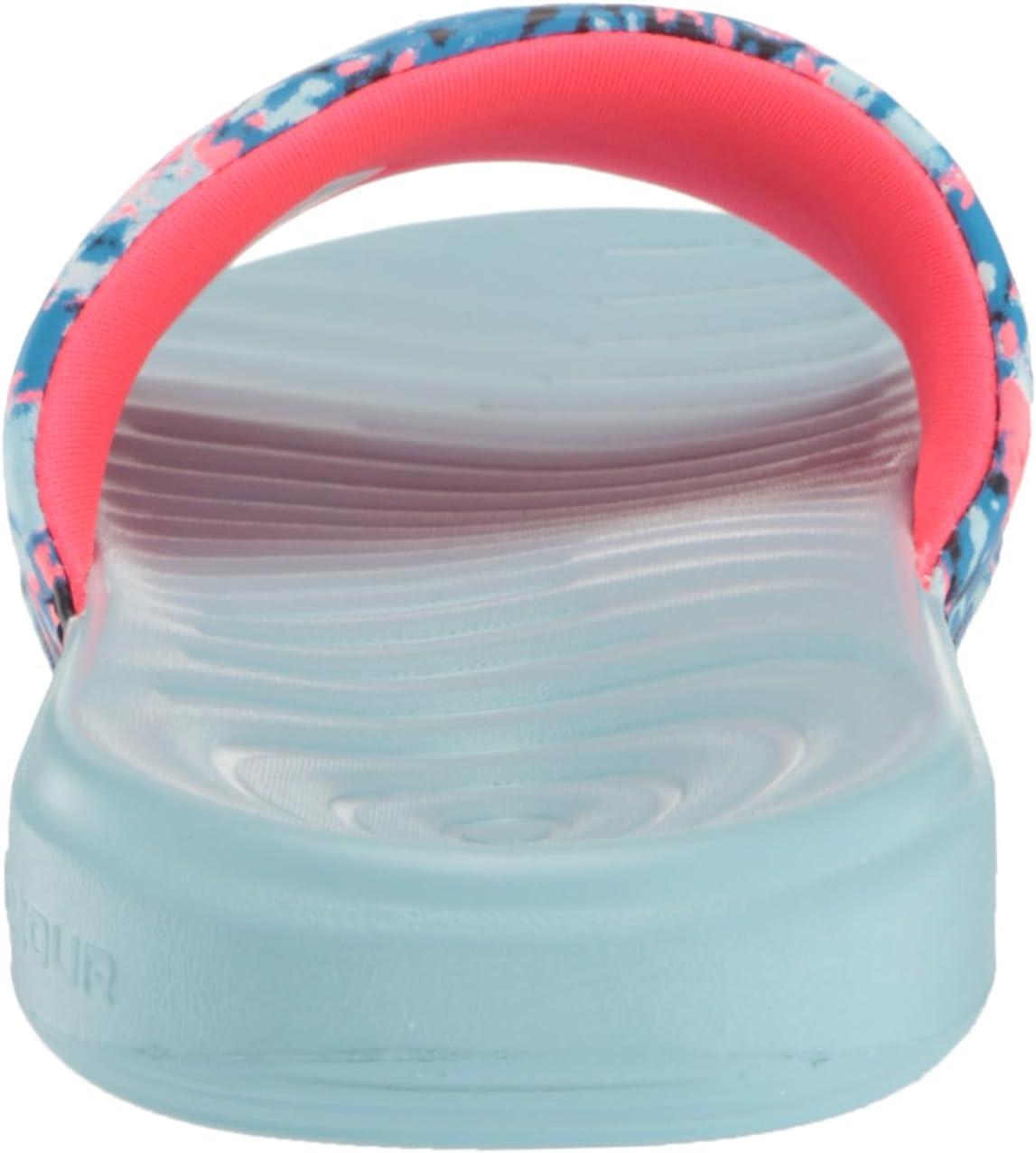 imageUnder Armour UnisexChild Ansa Graphic Slide Sandal402 BlizzardBlizzardPink Shock