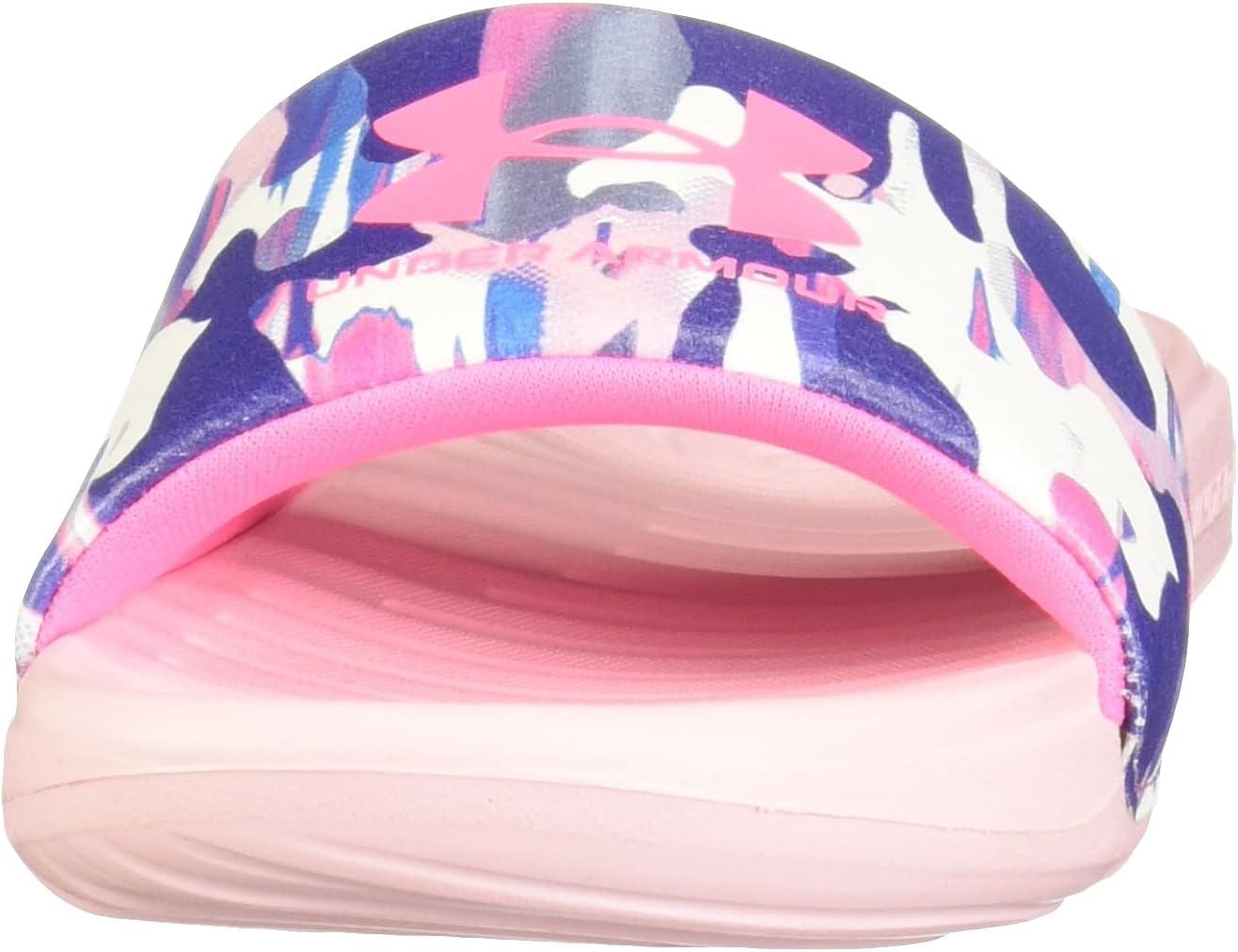 imageUnder Armour UnisexChild Ansa Graphic Slide Sandal601 Prime PinkPrime PinkPink Punk