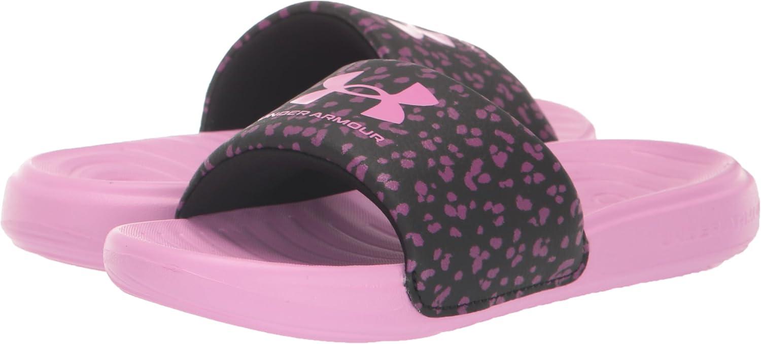 imageUnder Armour UnisexChild Ansa Graphic Slide Sandal603 Island OrchidMystic MagentaIsland Orchid