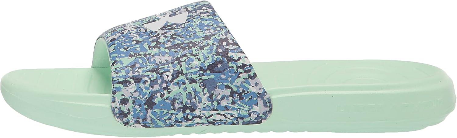 imageUnder Armour UnisexChild Ansa Graphic Slide SandalAqua Foam 301Radar Blue