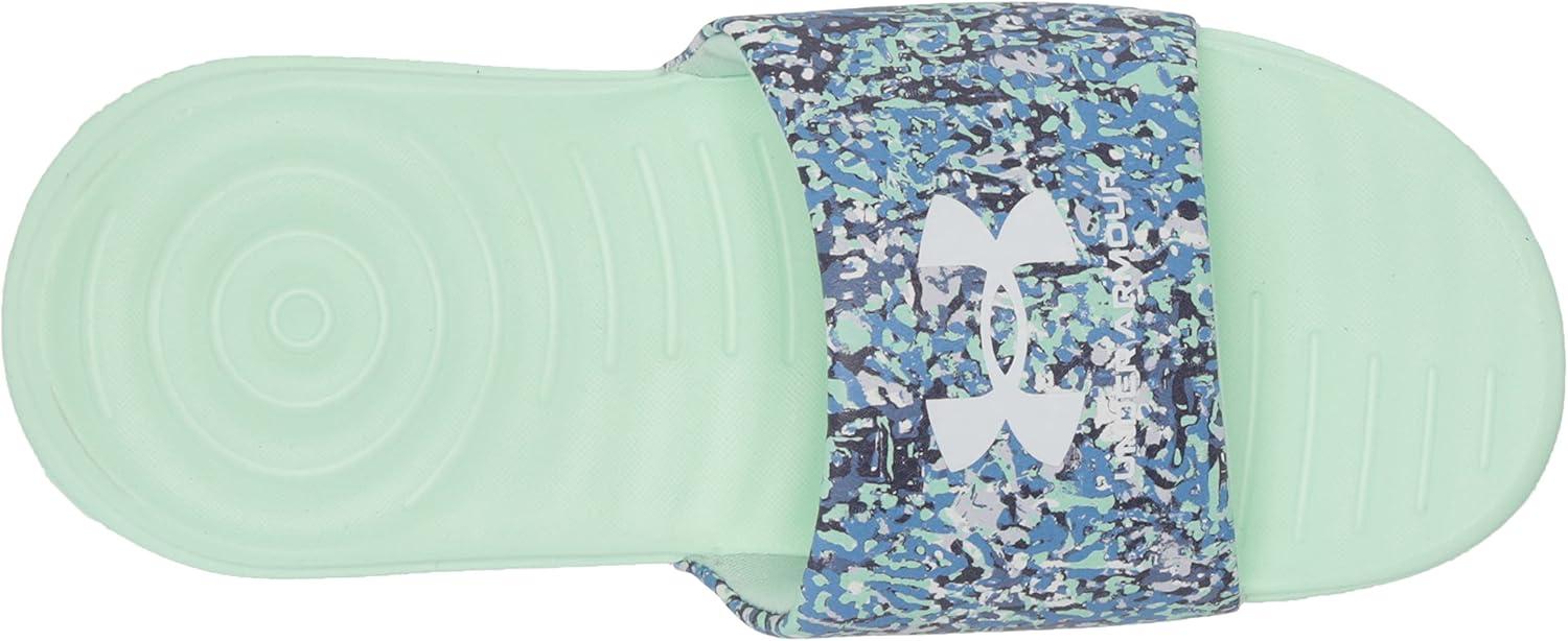 imageUnder Armour UnisexChild Ansa Graphic Slide SandalAqua Foam 301Radar Blue